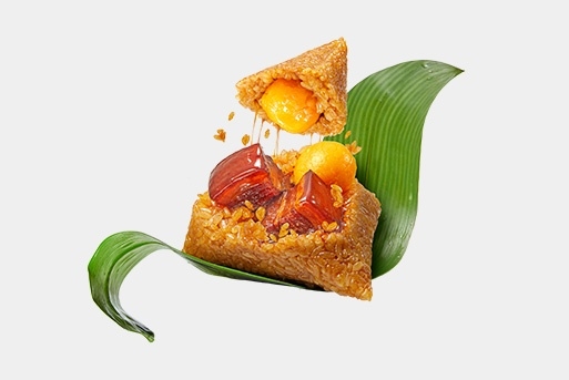 爆料雙蛋黃五花肉粽